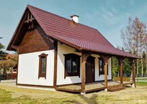 Alabama I projekt domu drewnianego szkieletowego Mildo dom drewniany