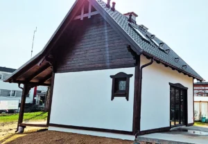 Alabama I projekt domu drewnianego szkieletowego Mildo dom drewniany