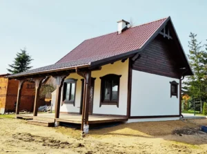 Alabama I projekt domu drewnianego szkieletowego Mildo dom drewniany