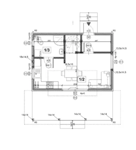 Alabama II projekt domu parter Mildo domy drewniane