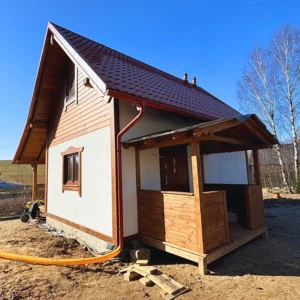 Alabama II projekt domu drewnianego szkieletowego Mildo domy drewniane