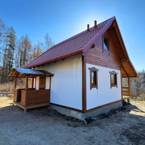 Alabama II projekt domu drewnianego szkieletowego Mildo domy drewniane