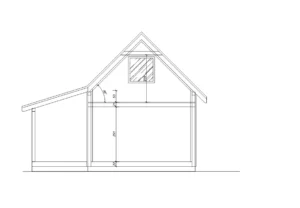 Alabama III projekt domu drewnianego Mildo