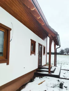 Alaska projekt domu piętrowego dom drewniany szkieletowy Mildo