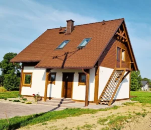 Alaska projekt domu piętrowego dom drewniany szkieletowy Mildo