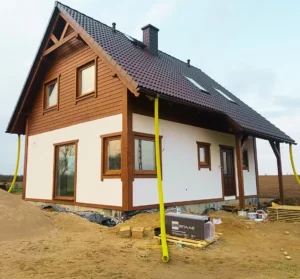 Alaska projekt domu piętrowego dom drewniany szkieletowy Mildo