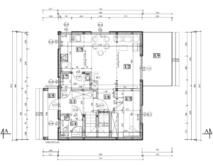 Alaska projekt domu rzut parteru Mildo domy drewniane