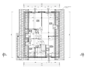 Alaska projekt domu rrzut poddasza Mildo domy drewniane