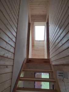 Arizona projekt domu dom drewniany szkieletowy taras Mildo domy drewniane