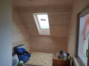 Arizona projekt domu dom drewniany szkieletowy taras Mildo domy drewniane