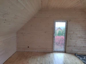 Arizona projekt domu dom drewniany szkieletowy taras Mildo domy drewniane