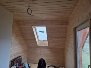 Arizona projekt domu dom drewniany szkieletowy taras Mildo domy drewniane