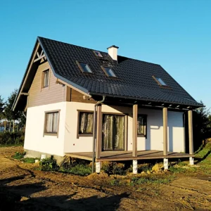 Dakota projekt domu dom drewniany szkieletowy Mildo
