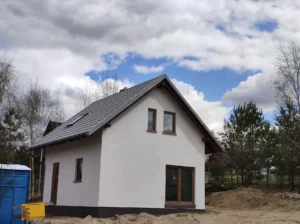 Floryda projekt domu drewnianego szkieletowego piętrowy Mildo domy drewniane