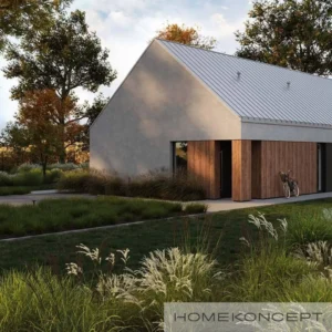 Homekoncept 120 projekt domu nowoczesnego dom drewniany szkieletowy firma Mildo Pomorze