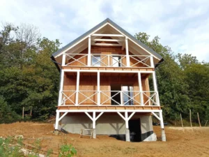 Indiana projekt domu dom drewniany szkieletowy firma Mildo Pomorze