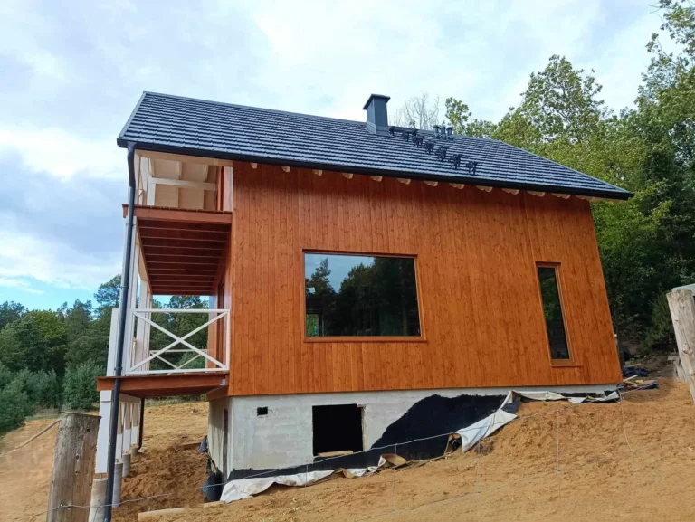 Indiana projekt domu dom drewniany szkieletowy firma Mildo Pomorze