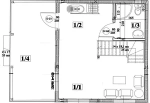 Kalifornia projekt domu drewnianego Mildo