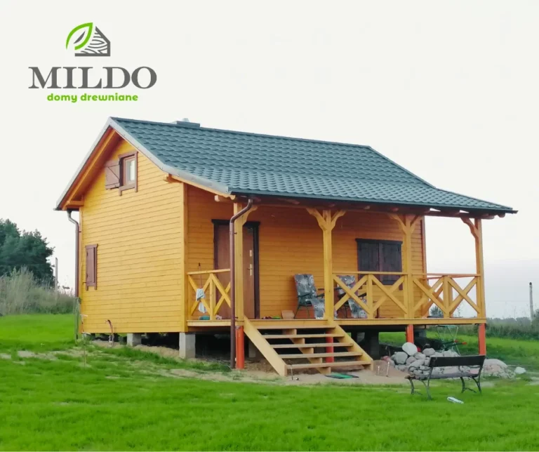 Kalifornia projekt domu dom drewniany szkieletowy Mildo