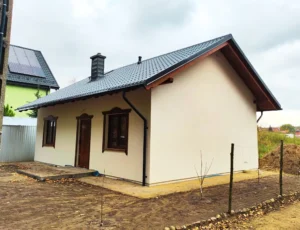 Karolina projekt domu drewnianego szkieletowego małego Mildo domy drewniane