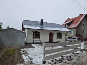 Karolina projekt domu drewnianego szkieletowego małego Mildo domy drewniane