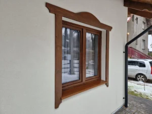 Karolina projekt domu drewnianego szkieletowego małego Mildo domy drewniane