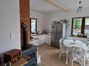 Karolina projekt domu drewnianego szkieletowego małego Mildo domy drewniane