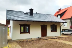 Karolina projekt domu drewnianego szkieletowego małego Mildo domy drewniane