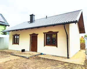 Karolina projekt domu drewnianego szkieletowego małego Mildo domy drewniane