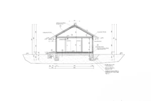 Karolina II projekt domu przekrój Mildo domy drewniane