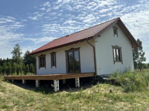 Karolina II projekt domu drewnianego szkieletowego Mildo