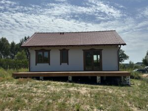 Karolina II projekt domu drewnianego szkieletowego Mildo