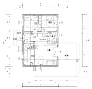Karolina III projekt domu parter Mildo