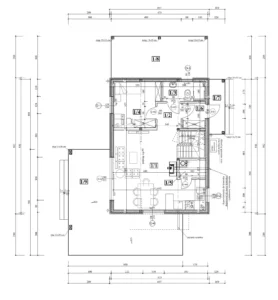 Montana projekt domu rzut parteru Mildo domy drewniane