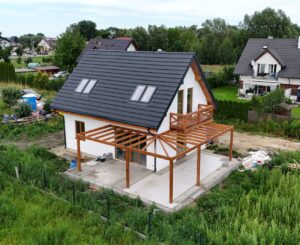 Montana projekt domu drewnianego szkieletowego Mildo