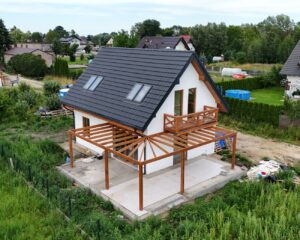 Montana projekt domu drewnianego szkieletowego Mildo