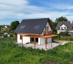 Montana projekt domu drewnianego szkieletowego Mildo