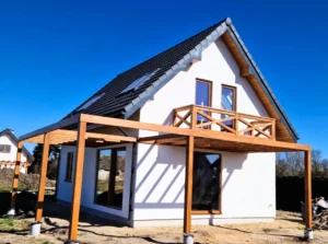 Montana projekt domu drewnianego szkieletowego Mildo