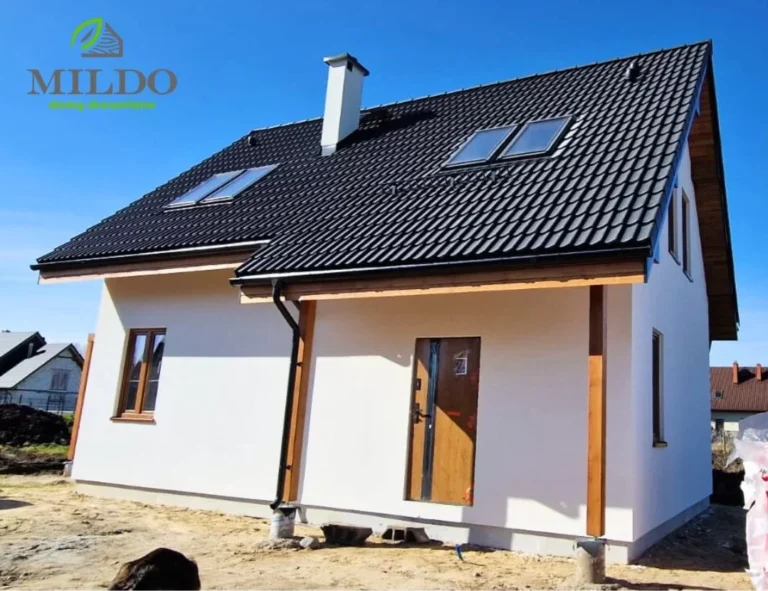 Montana projekt domu drewnianego szkieletowego Mildo