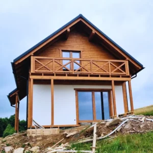 Montana II projekt domu drewnianego szkieletowego Mildo
