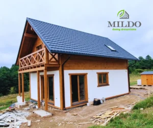 Montana II projekt domu drewnianego szkieletowego Mildo