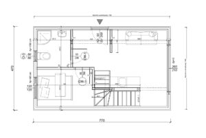 Nebraska IV projekt domu dom drewniany szkieletowy firma Mildo Pomorze