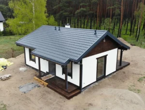 Nevada projekt domu parterowego dom drewniany szkieletowy Mildo