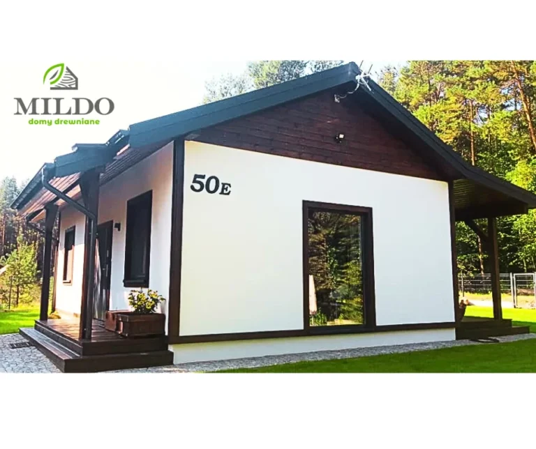 Nevada projekt domu parterowego dom drewniany szkieletowy Mildo
