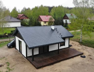 Nevada projekt domu parterowego dom drewniany szkieletowy Mildo