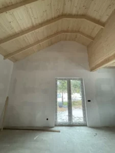 Nevada III klasyczna projekt domu drewnianego szkieletowego Mildo dom drewniany