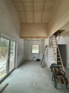 Nevada III klasyczna projekt domu drewnianego szkieletowego Mildo dom drewniany