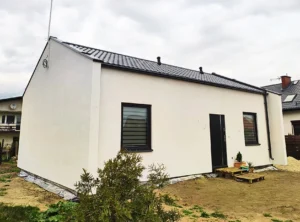 Nevada II nowoczesna projekt domu mały dom drewniany szkieletowy Mildo domy drewniane