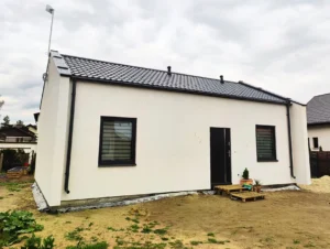 Nevada II nowoczesna projekt domu mały dom drewniany szkieletowy Mildo domy drewniane