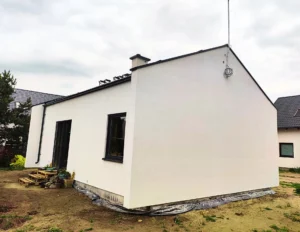 Nevada II nowoczesna projekt domu mały dom drewniany szkieletowy Mildo domy drewniane